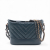 Chanel Gabrielle Small Lambskin Leather Chevron Shoulder Bag Blue
