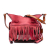 Burberry B Burberry Red Suede Leather Small Mega Check Canvas and Fringe Belgrove Bucket Bag China