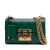 Gucci B Gucci Green Calf Leather Small Guccissima Padlock Crossbody Italy