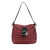 Fendi B Fendi Red Canvas Fabric Zucca Double Flap Mamma Italy