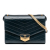 Chanel B Chanel Green Dark Green Calf Leather CC Chevron skin Medal Flap Italy
