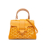 Goyard B Goyard Yellow Coated Canvas Fabric Mini Goyardine Saigon Souple France