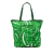 Miu Miu AB Miu Miu Green Canvas Fabric Printed Ivy Tote Italy