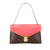 Louis Vuitton B Louis Vuitton Brown with Pink Monogram Canvas Canvas Monogram Pallas Chain Spain