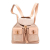 Gucci B Gucci Brown Beige Suede Leather Bamboo Backpack Italy