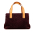 Celine B Celine Red Bordeaux Suede Leather C Macadam Handbag Italy