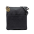 Fendi B Fendi Black Coated Canvas Fabric Zucchino Charm Zip Crossbody Italy