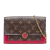 Louis Vuitton B Louis Vuitton Brown Monogram Canvas Canvas Monogram Flore Wallet On Chain France