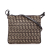 Fendi B Fendi Brown Dark Brown Canvas Fabric Zucchino Crossbody Italy