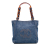 Chanel B Chanel Blue Denim Denim Fabric Small CC Stitched Tote Italy