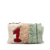 Miu Miu AB Miu Miu Multi Fur Natural Material Montone Stripe Crossbody Italy