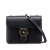 Gucci B Gucci Black Calf Leather Small Dollar skin Interlocking G Crossbody Italy