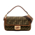 Fendi Zucca Medium Canvas Baguette Handbag Brown