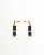 Hermès Leather Charniere Drop Earrings