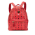 MCM B MCM Red Coated Canvas Fabric Mini Visetos Stark Backpack Korea, South