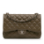 Chanel Classic Double Flap Jumbo Matelassè Caviar Leather Flap Handbag Brown