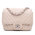 Chanel B Chanel White Ivory Lambskin Leather Leather Mini Square Classic Chevron Lambskin Single Flap Italy