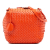Bottega Veneta B Bottega Veneta Orange Nappa Leather Leather Nappa Intrecciato Cube Crossbody Italy