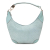 Gucci B Gucci Blue Light Blue Suede Leather G Square Hobo Italy