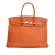 Hermès B Hermès Orange Calf Leather Togo Birkin Retourne 35 France