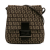 Fendi B Fendi Brown Dark Brown Canvas Fabric Zucchino Crossbody Italy