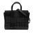 Saint Laurent B Saint Laurent Black Calf Leather Nano Studded Sac de Jour Satchel Italy