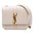 Saint Laurent B Saint Laurent White Pearl Lambskin Leather Leather Small Lambskin Monogram Vicky Chain Bag Italy