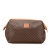 Celine B Celine Brown Coated Canvas Fabric Macadam Clutch Italy