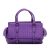 Bottega Veneta Purple Dark Purple Nappa Leather Leather Small Nappa Intrecciato Monaco Satchel Italy