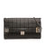 Chanel B Chanel Black Lambskin Leather Leather Quilted Lambskin Chocolate Bar Shoulder Bag France