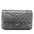Chanel B Chanel Gray Calf Leather 50th Anniversary Reissue 2.55 Aged skin Double Flap 227 France