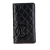Chanel B Chanel Black Lambskin Leather Leather Quilted Lambskin Cambon Ligne Bifold Wallet Italy