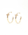 Louis Vuitton Creole Flower Power Rhinestone Hoop Earrings