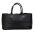 Bottega Veneta Cabat Medium Leather Intrecciato Tote Handbag Black