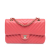 Chanel B Chanel Pink Blush Lambskin Leather Leather Medium Classic Chevron Lambskin Double Flap France
