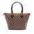 Louis Vuitton AB Louis Vuitton Brown Damier Canvas Canvas Damier Ebene Saleya PM France