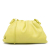 Bottega Veneta Yellow Light Yellow Lambskin Leather Leather Lambskin The Mini Pouch Crossbody Italy