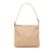Fendi B Fendi Brown Beige Canvas Fabric Zucchino Shoulder Bag Italy