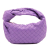Bottega Veneta Jodie Mini Intrecciato Leather Hobo Handbag Purple