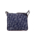 Fendi B Fendi Blue Dark Blue Denim Fabric Zucchino Crossbody Italy