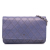 Chanel B Chanel Blue Calf Leather CC skin Double Stitched Wallet on Chain Italy