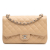 Chanel Classic Double Flap Jumbo Matelassè Caviar Leather Flap Handbag Brown