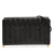 Bottega Veneta AB Bottega Veneta Black Calf Leather skin Intrecciato Solstice Phone Pouch Italy