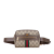 Gucci AB Gucci Brown Beige Coated Canvas Fabric Small GG Supreme Ophidia Belt Bag Italy