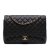 Chanel Classic Double Flap Maxi Caviar Leather Quilted Shoulder Bag Black