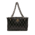 Chanel AB Chanel Black Calf Leather CC Quilted skin Tweedy Shopping Tote Italy
