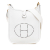 Hermès AB Hermès White Calf Leather Clemence Evelyne TPM France