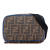 Fendi AB Fendi Brown Coated Canvas Fabric Zucca Camera Bag Italy