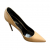 Saint Laurent Talons Anja en cuir verni beige