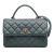 Chanel Trendy CC Large Lambskin Leather Top-handle Shoulder Bag Grey